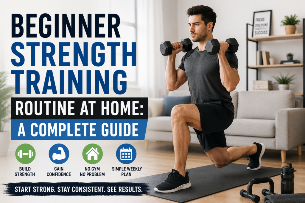 beginner strength training routine at home