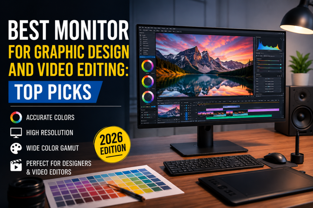 best monitor for graphic design and video editing